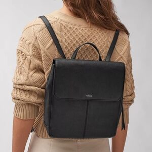 Fossil Claire Leather Backpack